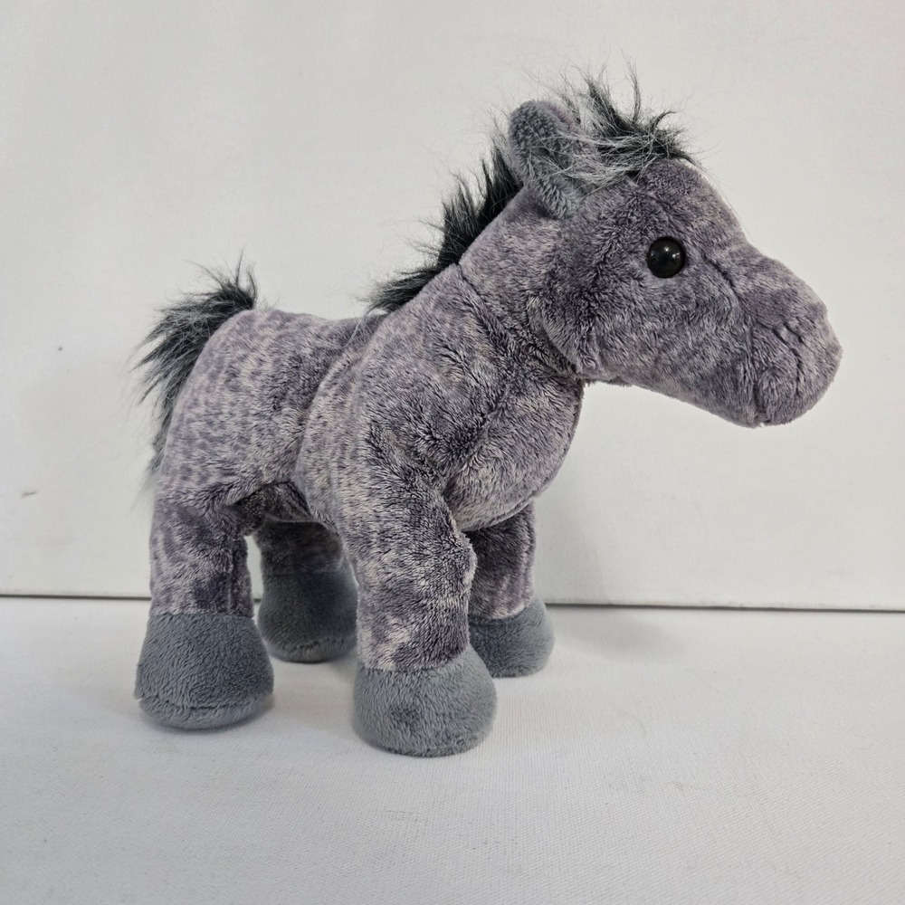 Webkinz Ganz Gray Arabian Horse Plush Toy Small Stuffed Animal - Picture 3 of 13
